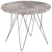 Mramorový okrúhly odkladací stolík ø 55 cm Prunus – Actona