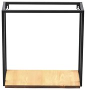 Polička Loft KWS-715/03/01 40x15 čierna