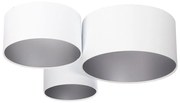 Stropné svietidlo SPACE 3xE27/60W/230V biela/strieborná