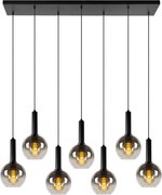 Lucide 45402/07/30 - Luster na lanku MARIUS 7xE27/40W/230V čierna