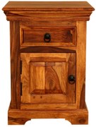 furniture-nabytek.cz - Rustikálny nočný stolík 45x60x40 z indického masívu palisander