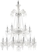 Ideal Lux - Krištáľový luster na reťazi REDENTORE 18xE14/40W/230V pr. 102 cm číra