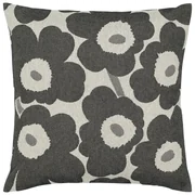 Obliečka na vankúš Pieni Unikko 47x47, sivo-biela