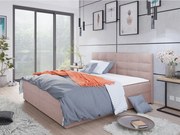Manželská posteľ Boxspring Sebastian -1 (140x200) (Rico 19). Vlastná spoľahlivá doprava až k Vám domov. 1059683