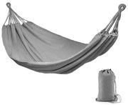 Závesná sieť pre dve osoby, sivá