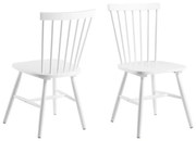 Drevená jedálenská stolička Riano (95790), biela