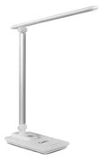 LED Stmievateľná stolná lampa s USB LED/9W/230V 3000K/4000K/5500K biela