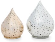 LED svietiace objekty, 2 ks, sklo