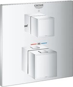 Grohe Grohtherm Cube termostat bez podomietkového telesa chróm 24155000 G24155000
