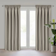 ZATEMŇOVACÍ ZÁVES NA PÁSKE SELINA 140X270 CM TMAVOBÉŽOVÁ