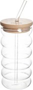Pohár BUBBLY SUMMER so slamkou 888361 450 ml
