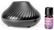 LED RGB Aróma difúzor s imitáciou plameňa LED/6,5W/5V 130ml čierna