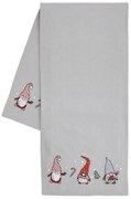 Bavlnený behúň na stôl s vianočným motívom 33x220 cm Gnomes - Catherine Lansfield