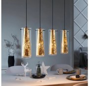 Eglo 79344 - Luster na lanku PINTO GOLD 4xE27/40W/230V zlatá