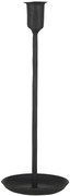 Ib Laursen Svietnik na vysokú sviečku Black 28,5 cm