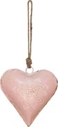 Závesné kovové srdce so zdovením Heartic - 15*5*15 cm