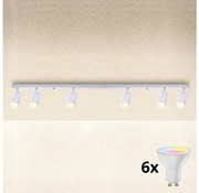 Brilagi - LED stmievateľné bodové svietidlo SELE 6xGU10/6,5W/230V biela