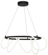 Zuma Line 20006PL-BK - LED Luster na lanku BALBO LED/58W/230V 3000/4000/6000K