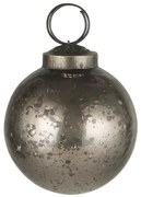 Ib Laursen Vianočná ozdoba Pebbled Silver Look