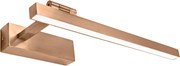 Toolight Toolight, LED nástenné svietidlo, 40cm, 8W, 4000K, 1500lm, SWE037-1W, medená matná, OSW-20137