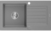 Mexen Pablo - drez granitový 75,2x43,6cm, 1-komorový, šedá, 6510751010-71