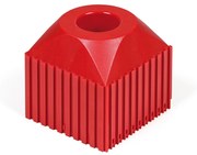 Plastový box pre upínač nástroja VDI 40, modul 10x10, 1 dutina, červená