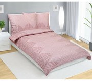 Bellatex Saténové povlečení Ornament starorůžová ,140 x 220 cm, 70 x 90 cm, 140 x 220 cm, 70 x 90 cm