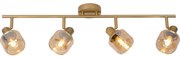 Lucide 77979/04/02 - Bodové svietidlo BJORN 4xE14/40W/230V zlatá