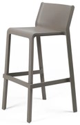 Stima Plastová barová stolička TRILL Vyberte odtieň ->: Tortora - sivá