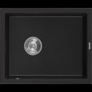 Mexen Pedro granitový jednokomorový drez 560 x 460 mm, čierna - 6508561000-77