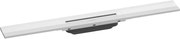 Hansgrohe RainDrain Flex, vrchná sada sprchového žľabu 900, skracovateľný, pre inštaláciu ku stene, biela matná, HAN-56052700
