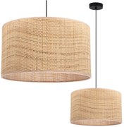 Závesné svietidlo Rattan, 1x ratanové tienidlo, (fi 35cm), b
