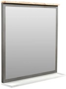 furniture-nabytek.cz - Masívne kúpeľňové zrkadlo Pinetown, lakované, viacfarebné – 71×13×67 cm