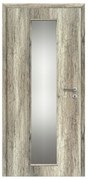 Doornite Interiérové dvere Linea, 80 L, 846 × 1983 mm, fólia, ľavé, dub Grand, presklené