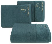 BAVLNENÝ UTERÁK EVA MINGE GAJA 50X90 CM TMAVOZELENÁ