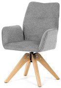 Autronic BONTEC Jedálenská stolička, sivá, látka, DCH-C2148 GREY2 Farba: Šedá