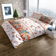 Francúzske bavlnené DELUXE obliečky VILLAGE 200x220cm so zipsom