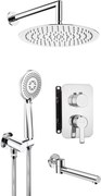 Deante Sprchový komplet Arnika s podomietkovou batériou BOX a vaňovou výlevkou - BXYY0QAM
