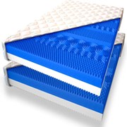ECOMATRACE Masáž Relax 17 cm Ortopedický sendvičový masážny matrac 1+1 Rozmery 90x200