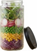 Zeller Present Pohár na desiatu, dóza na jedlo, veko na závit RIBBED, 950 ml