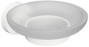 Sapho Sapho, X-ROUND WHITE mydeľnička sklenená, biela, XR803W