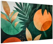 Obraz - Geometrické prírodné motívy (90x60 cm)