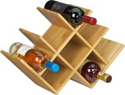 Stojan na víno SOLARIS bambusový