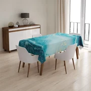Sablio Obrus Modrý pigment - 90x90 cm