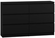Komoda MALWA M6 120 čierna
