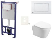 Závesný WC set do ľahkých stien / predstenová SAT Infinitio SIKOSSIN20KECO