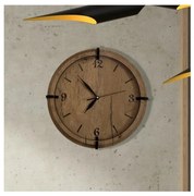 Li-Go 23628/DUB3 - Nástenné hodiny LED/1xAA pr. 32 cm svetlý dub/Kruh