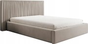 Manželská posteľ 160cm Thala 160 (rošt úl. priestor) (béžovosivá/čierna)