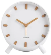 Karlsson 5943WH dizajnový budík 11 cm