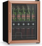 Klarstein Beersafe chladiaci nápojový box so sklom | 64 x 48 cm | 60 l | 85 W | medená/čierna